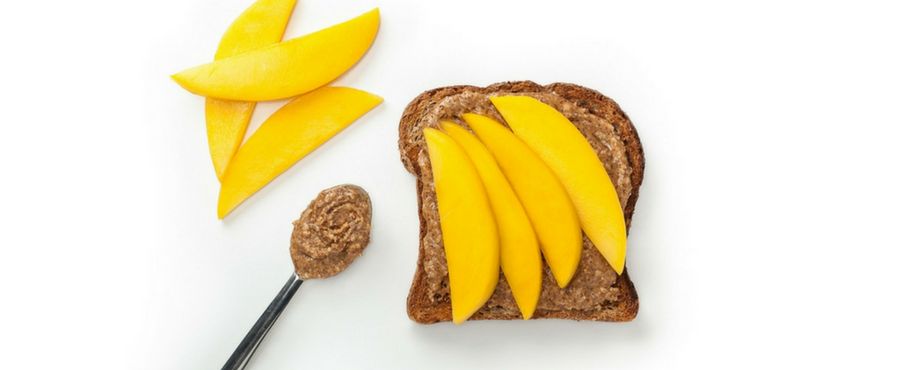 Breakfast - Mango-Almond-Toast